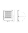 Davis Flood 100W - LED-spotlys, neutral hvid, 230V, lysstyrke 13000, forbrug 100