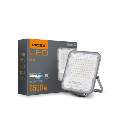 Davis Flood 50W - neutral hvid, 230V, lysstyrke 6500, forbrug 50