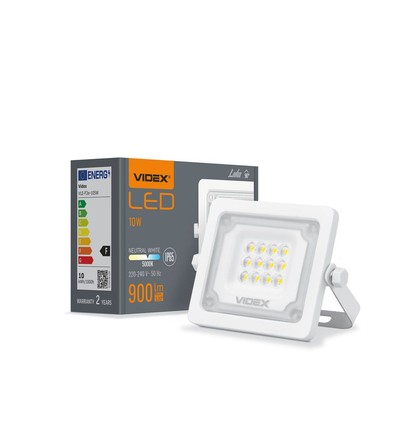 Luca spotlys 10W - LED, flood, neutral hvid, spænding: 230V, lysstyrke: 900, forbrug: 10