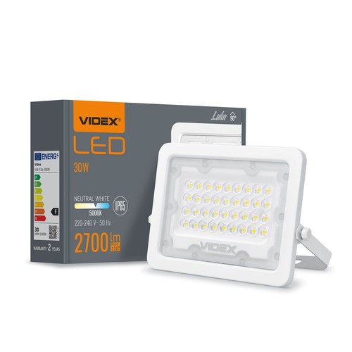 Flood Luca spotlys 30W - neutral hvid, 230V, 2700lm