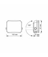 Flood spotlys 20W - LED, 5000K, 230V, 1600lm, forbrug 20W
