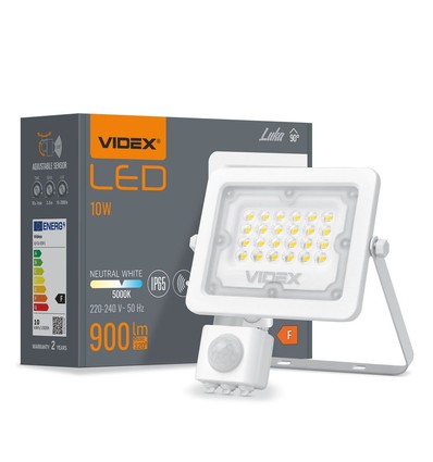 Luca spot 10W - LED, med bevægelsessensor, neutral hvid, 230V, 900 lm, forbrug 10 W