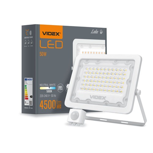Luca spot 50W - LED, bevægelsessensor, neutral hvid, 230V, 4500lm