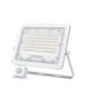 50W LED projektør med sensor - 130lm/W, IP65, 5000K, grå, udendørs, arbejdslampe