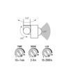 50W LED projektør med sensor - 130lm/W, IP65, 5000K, grå, udendørs, arbejdslampe