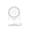 Hbe03 high bay lampe 100W - 5000K, 220V, sort, spænding: 230V, lysstyrke: 10000, forbrug: 100