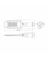 Leya LED gadelys 100W - neutral hvid, 230V, lysstyrke 10000, forbrug 100