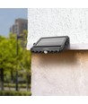 LED solcelle væglampe - med bevægelsessensor