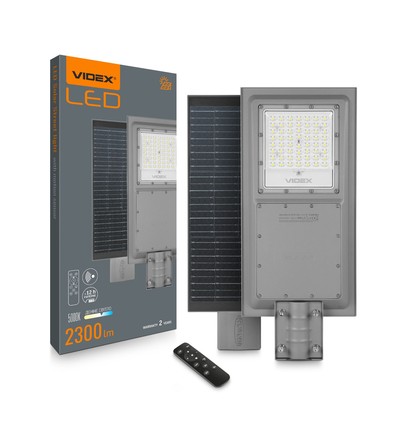 Led solcelle gadelampe - med bevægelsessensor, lysstyrke 2300