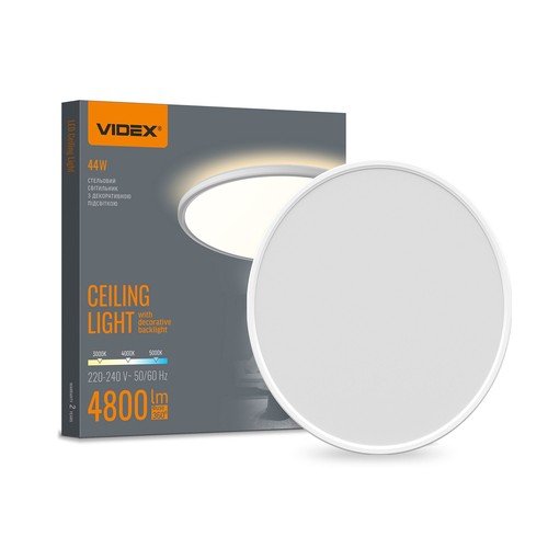 Dl5r loftslampe 44W - LED, dekorativ bagbelysning, CCT justerbar, 220V, hvid