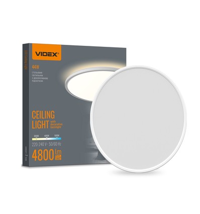 Dl5r loftslampe 44W - LED, dekorativ bagbelysning, CCT justerbar, 220V, hvid