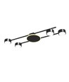 Loftspotlampe 4x30W GX53 - 230V, 830lm, 9W backlight