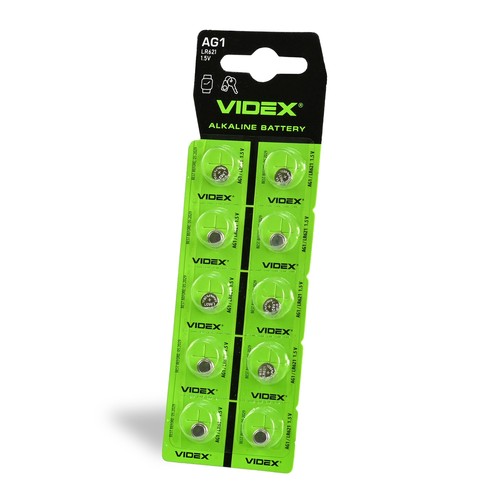 Alkaline batteri - Ag1/lr621, 10 stk