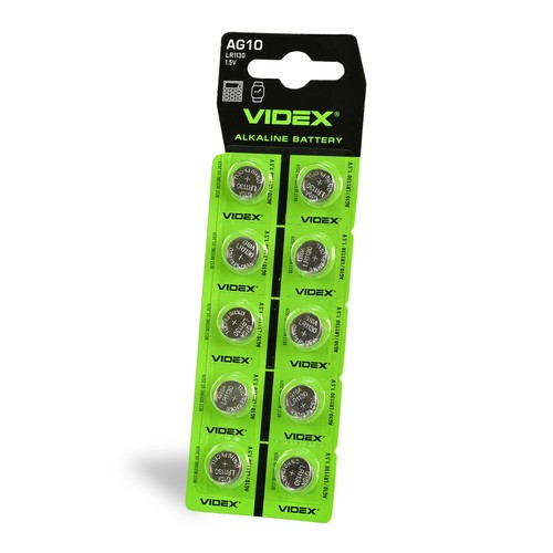 Alkaline batteri - AG10/LR1130, 10 stk