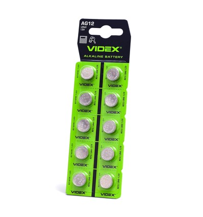10 stk. AG12/LR43 - Alkaline batteri