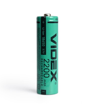 18650 lithium-ion batteri - 2200mAh, uden termisk beskyttelse