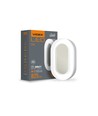 Oval LED væglampe - 11W, IP65, IK07, 5000K, hvid
