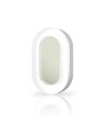 11W Oval sensor væglampe - PIR sensor, 5000K, IP65, 825lm