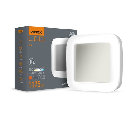 Vika væglampe 15W - neutral hvid, 230V, 1550lm