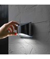 2 stk. Solcelle væglampe LED - Sølv, Flot væg-effekt, udendørs