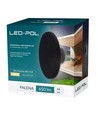 LED-POL 6W LED sort væglampe - IP54 udendørs, 230V, inkl. lyskilde