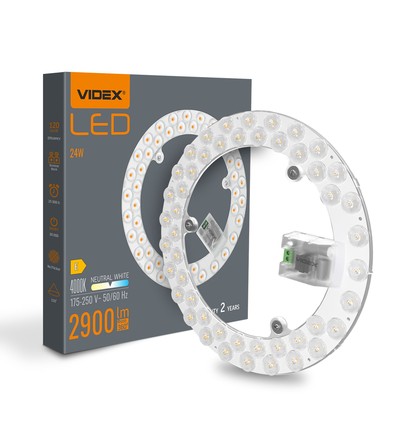 24W LED modul til loftlampe - 2900lm, Ø21,5cm, 4000K, flicker free