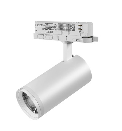 LEDlife Zoom justerbar skinnespot 30W - Justerbar CCT + lysstyrke + spredning, Hvid, RA92, 3000lm, 3-faset