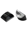 2x MIVO Solcelle væglampe LED - Sort, Flot væg-effekt, udendørs