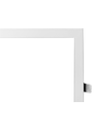 Indbygningsramme til 60x60 LED panel - Leveres samlet, passer til Troldtekt uden tilpasning, hvid kant