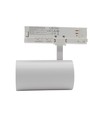 LEDlife CCT justebar skinnespot 28W - Hvid, Justerbar CCT + lysstyrke, 110lm/w, RA90, 3200lm, Flicker free, 3-faset
