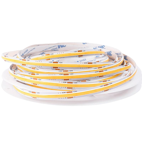 10m 4W/m 4000K RA95 Dot-free COB-LED strip - IP20, 320 LED pr. meter, 24V, COB LED