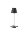 Opladelig LED mini bordlampe - Sort, touch dæmpbar, IP54