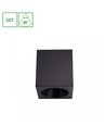 Chloe overflademonteret 7W - CCT 230V 45° IP20 UGR19 sort kvadrat 90x100mm