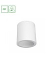 Chloe overflademonteret 7W - CCT, 230V, 45°, IP20, UGR19, Ø90x100mm, hvid, rund