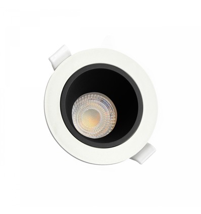 Fiale Core spot GU10 - IP20, Ø95x46mm, hvid, sort, rund