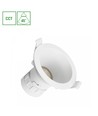 Fiale Core downlight 7W - complete, CCT, 230V, 45°, IP20, UGR19, Ø90x85mm, hvid, rund