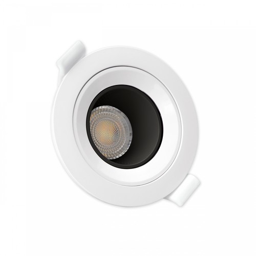 Fiale Core Deep GU10 - IP20 Ø86x34mm sort rund justerbar