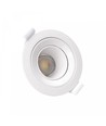 Fiale Core Deep GU10 - IP20 ø86x34mm, hvid, rund, justerbar