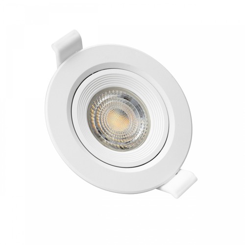MR16 eller GU10 Downlight - Uden lyskilde og fatning, hvid, Hul: Ø7,5 cm