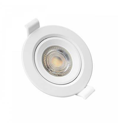 Fiale Core GU10 - flad, IP20, Ø90x26mm, hvid, rundt, justerbar