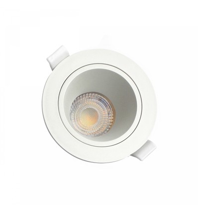 Fiale Core anti-blænd GU10 - IP20, Ø95x46mm, hvid, rund