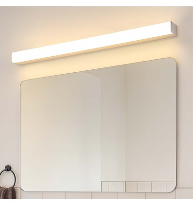 120cm Dæmpbar RA90 SKÄR Bad / Spejllampe, 20W - IP44, 120cm, Hvid