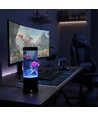 Fiskelampe RGB 30cm høj - Ø11 cm, perfekt til børn og barnlige sjæle
