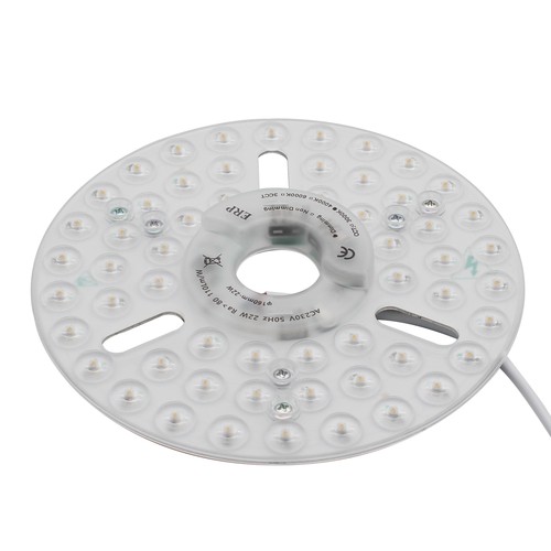 24W dæmpbar LED indsats med linser, flicker free - Ø16 cm, erstat G24, cirkelrør og kompaktrør
