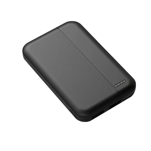 Powerbank - 5000mah, sort