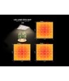 Quantum vækstlampe 43W - Inkl. ophæng, fuldt spektrum, uden blæser, IP65