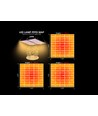 Quantum vækstlampe 240W - Inkl. ophæng, fuldt spektrum, uden blæser, justerbar lysstyrke, IP65