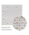 25x 25 cm 15W foldbar CCT LED ark RA95 - 24V DC, IP20