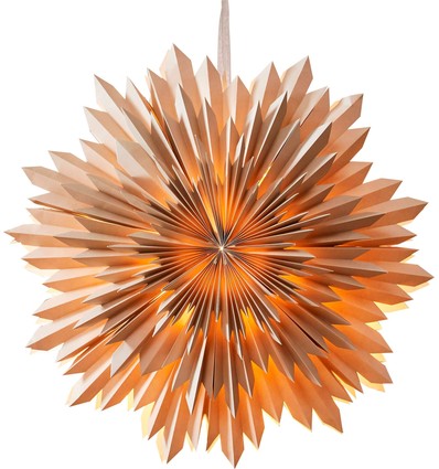 Outlet: EGLO ICE STJERNE OPHÆNG Ø500 I BEIGE