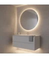 5m 230V vandtæt slim COB strip - tape på bagsiden, 9W/m, IP67, 296 LED/m, op til 50m